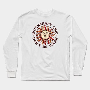 Witchcraft Chick - A Vintage Sun Design for Witches Long Sleeve T-Shirt